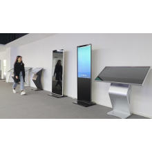 Floor standing touch screen led advertising digital signage display
